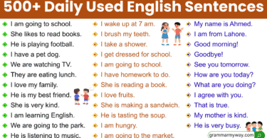 1000+ Simple Daily Used English Sentences for Beginners