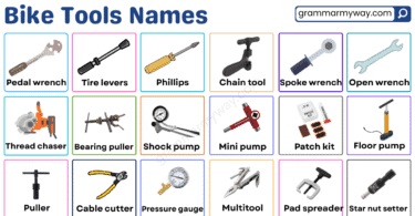 Bike Tools: 100+ Tools Names for Bike with their Pictures